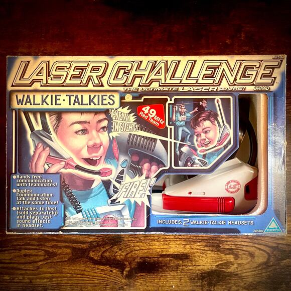 1997 Laser Challenge Walkie Talkie Headset Online – Epic Impossible Find